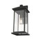 Z-Lite Portland 1 Light Outdoor Wall Sconce, Black & Clear Beveled 531BXL-BK - alternate 3